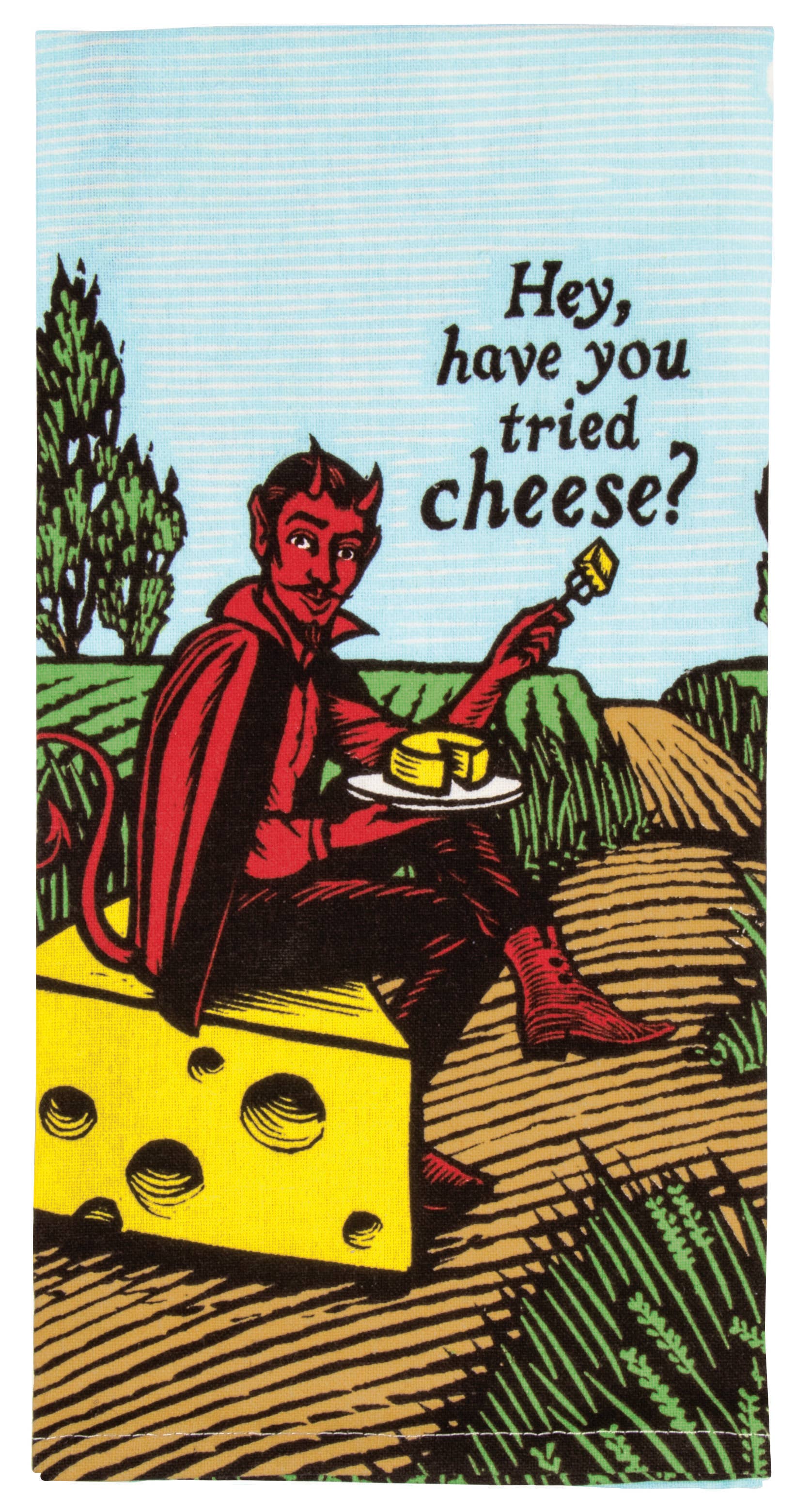 Optoco - Dish Towel - Have You Tried Cheese