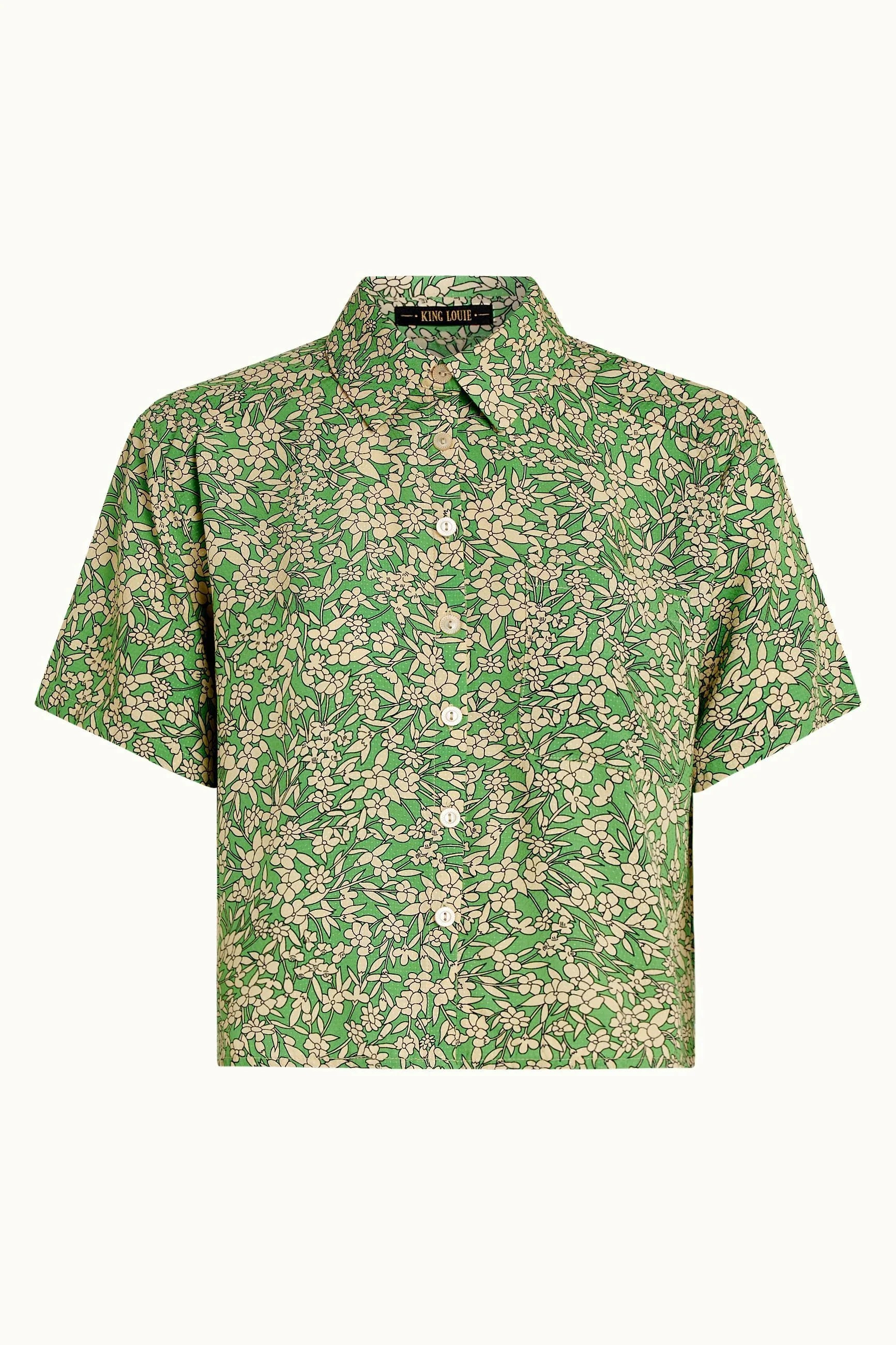 EVELINA BLOUSE PARADIS - JASMINE GREEN - KING LOUIE