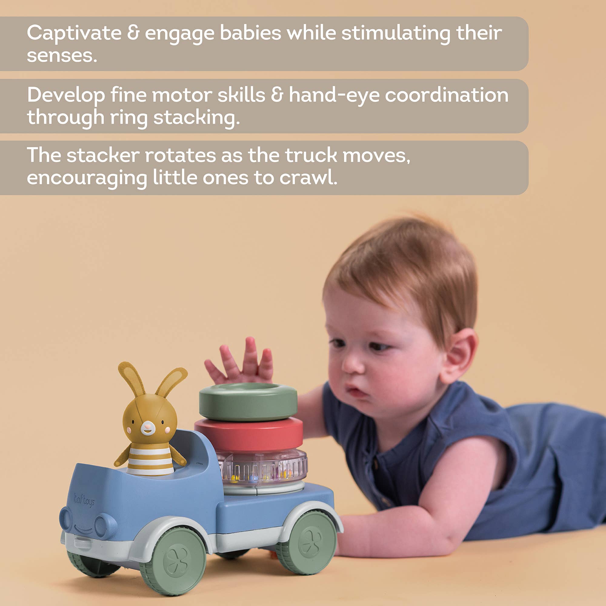 Playette - TAF TOYS Bunny Stacker Truck 6M+