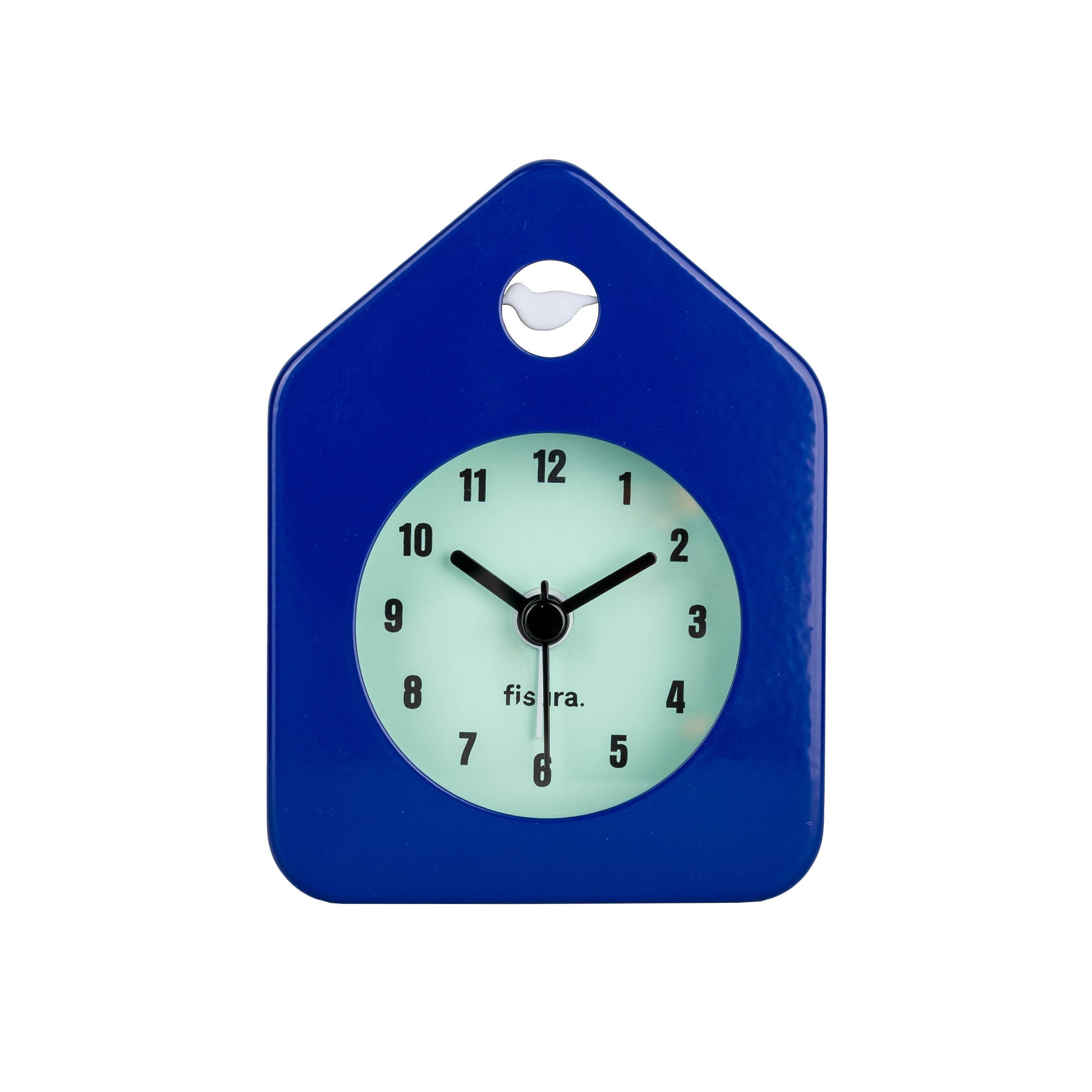 Fisura - Mini house alarm clock blue