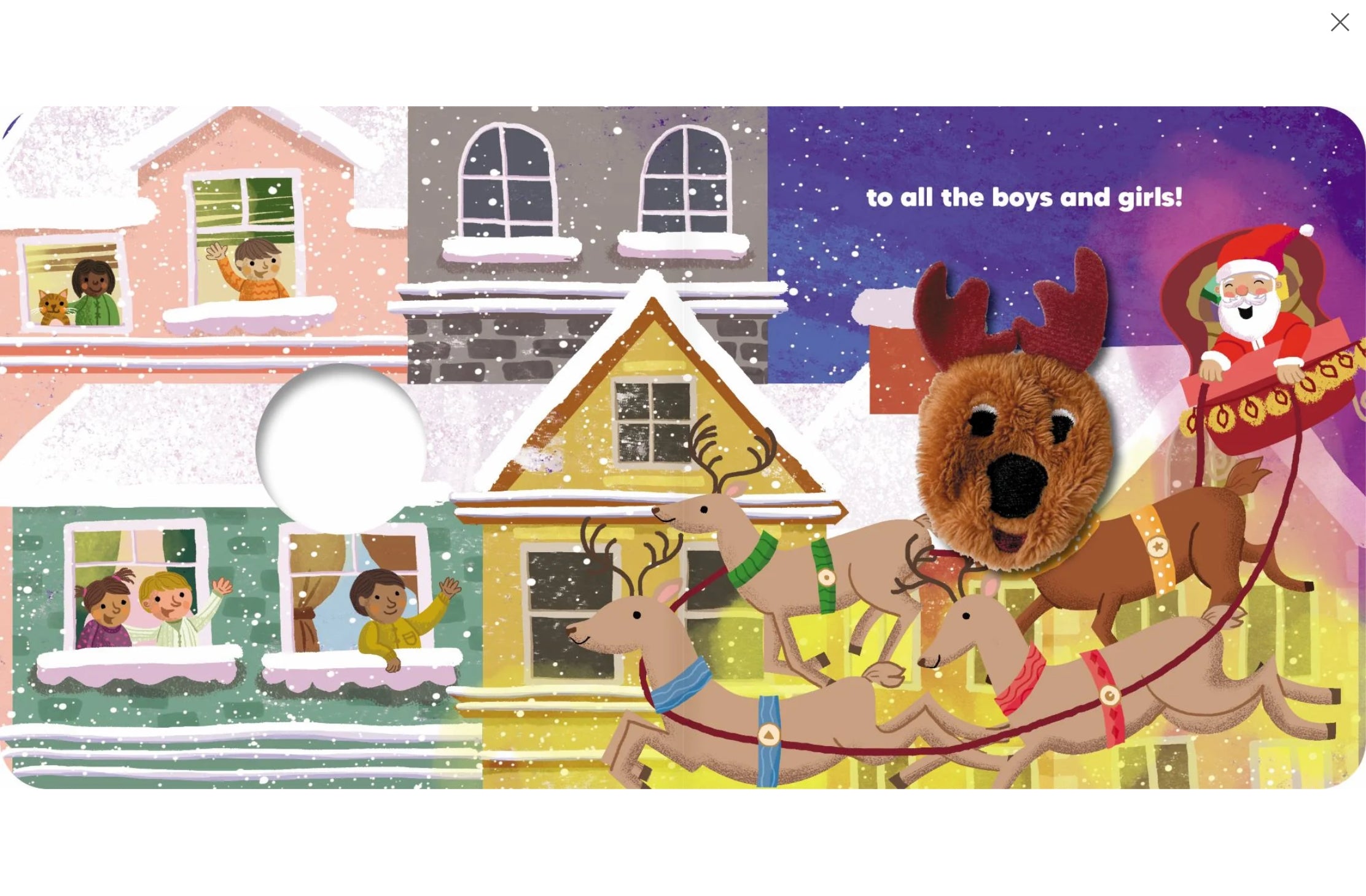 Finger Puppet Book - Little Reindeer