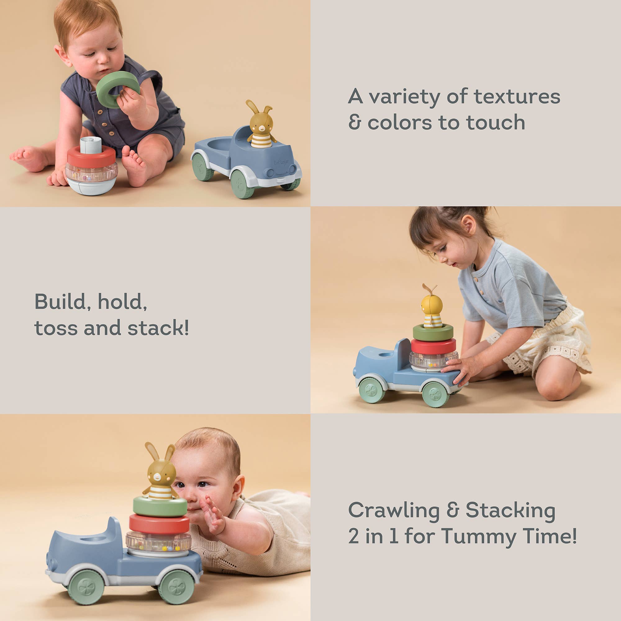 Playette - TAF TOYS Bunny Stacker Truck 6M+