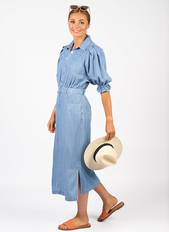 KNEWE - DUAL DRESS - LIGHT BLUE
