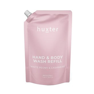 HAND & BODY WASH REFILL POUCH - 1LT - WHITE PEONY & CASHMERE