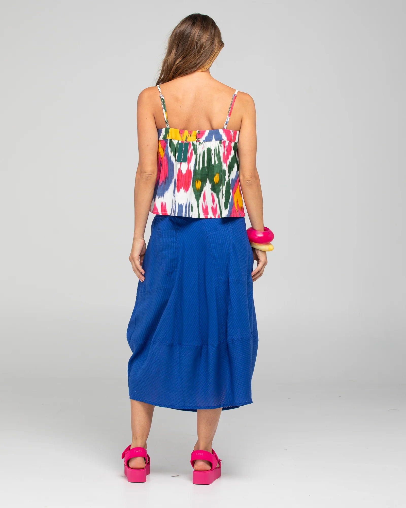 BOOM SHANKAR GURU SKIRT - BLU  SS26