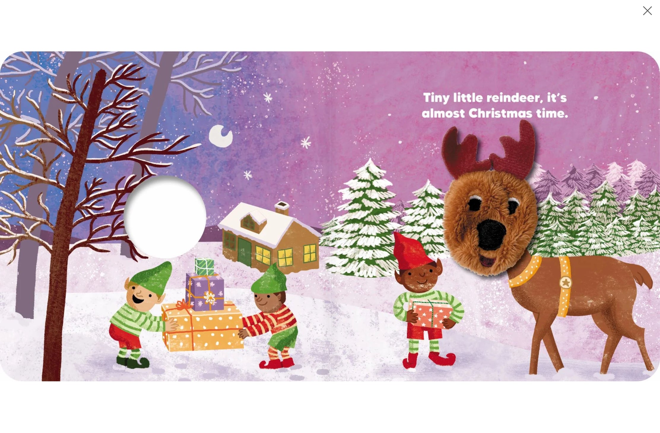 Finger Puppet Book - Little Reindeer