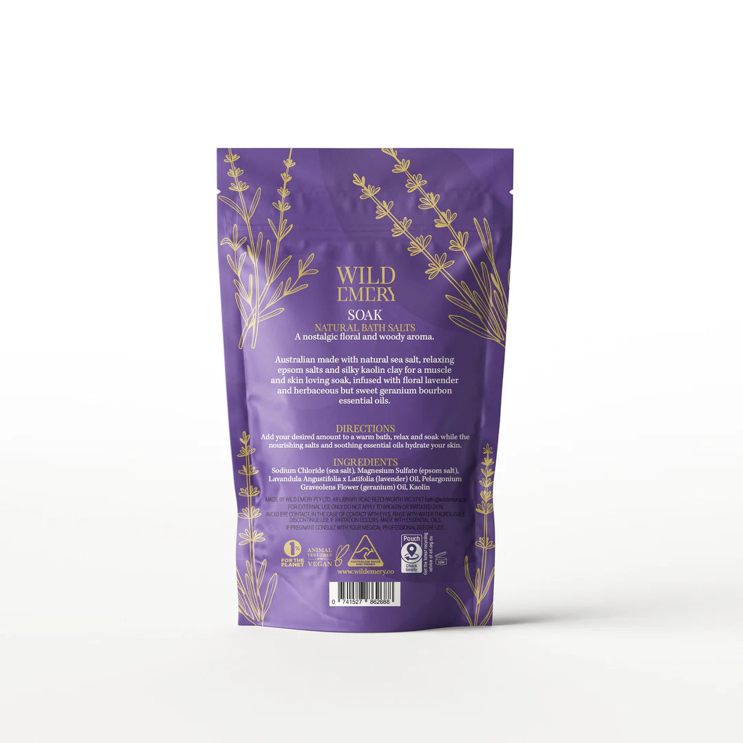 SOAK NATURAL BATH SALTS
