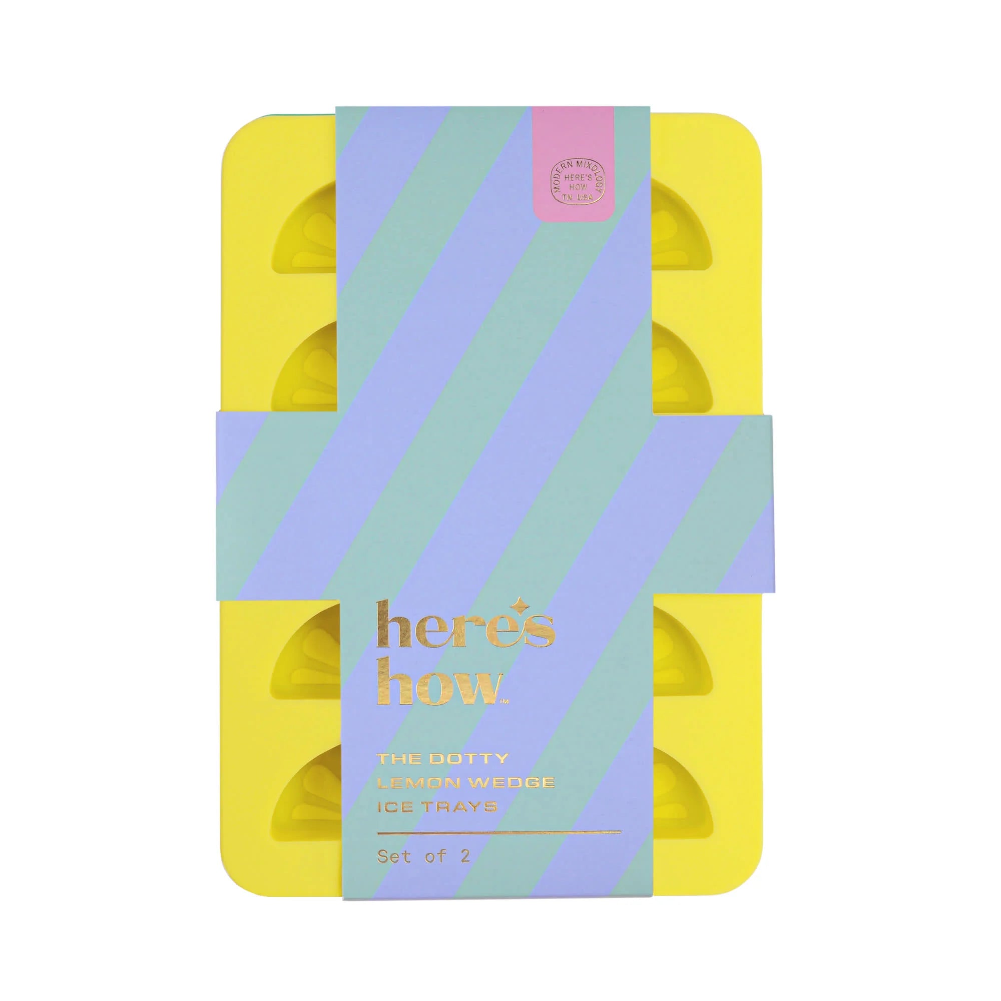 HERE’S HOW THE FRUITY LEMON WEDGE ICE TRAY