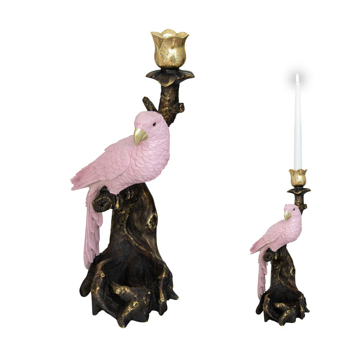 DRAPER RESIN PINK PARROT TAPER HOLDER