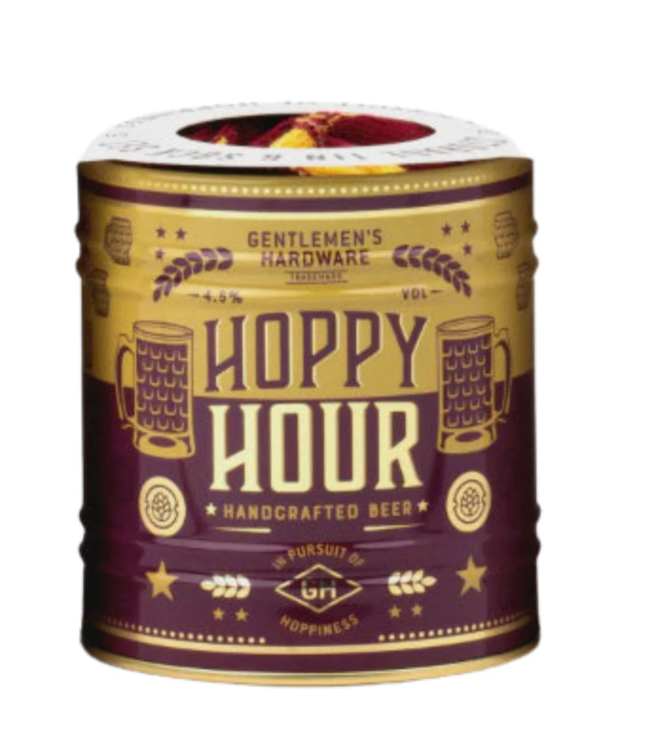 GENTLEMEN’S HARDWARE HOPPY HOUR SOCK IN A CAN