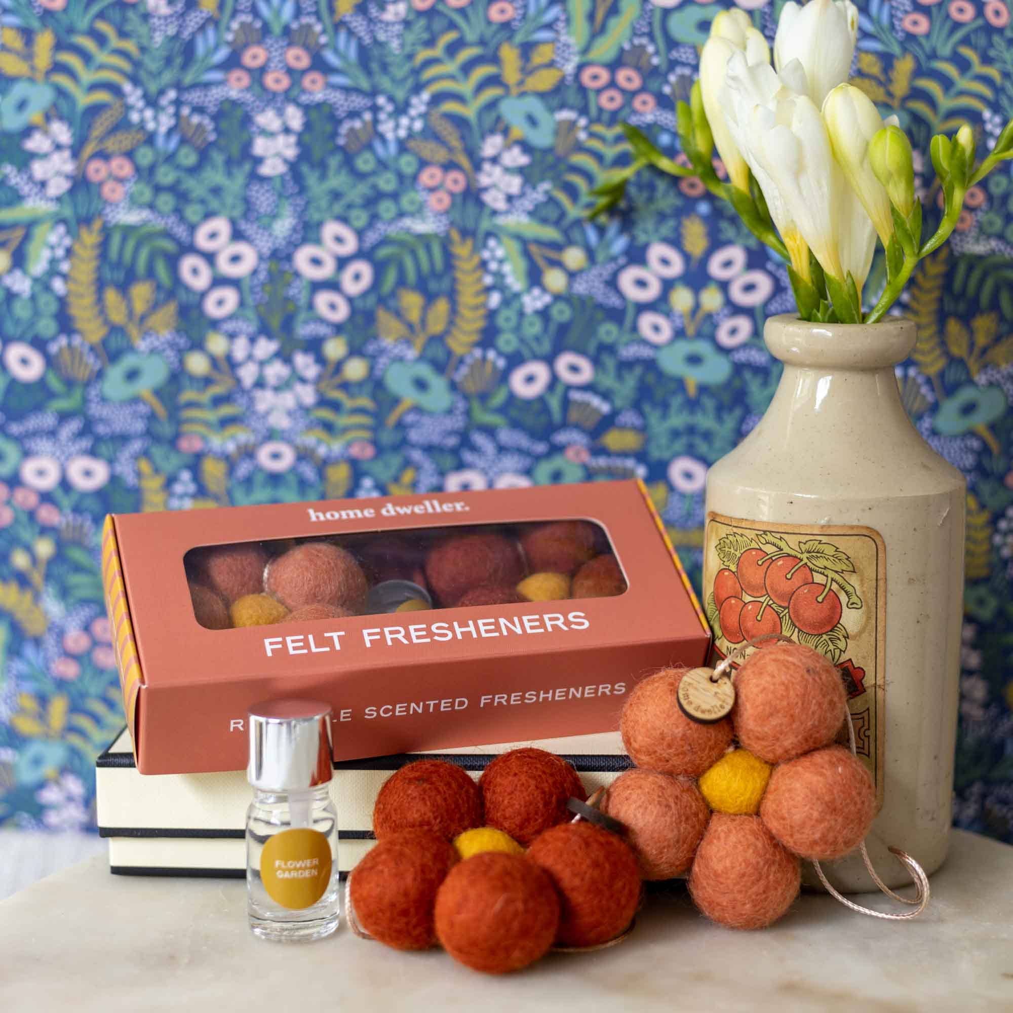 Home Dweller - Felt Flower Fresheners - Flower Garden
