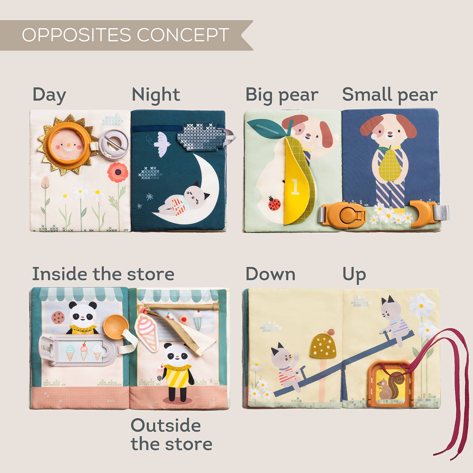 Playette - Taf Toys Fantasy Busy Book 18M+