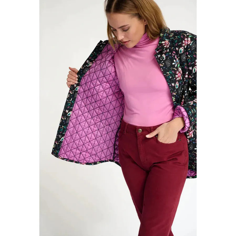 FLOWER BLAZE ANTHRACITE JACKET - POM AMSTERDAM - Hello Annie Parkdale