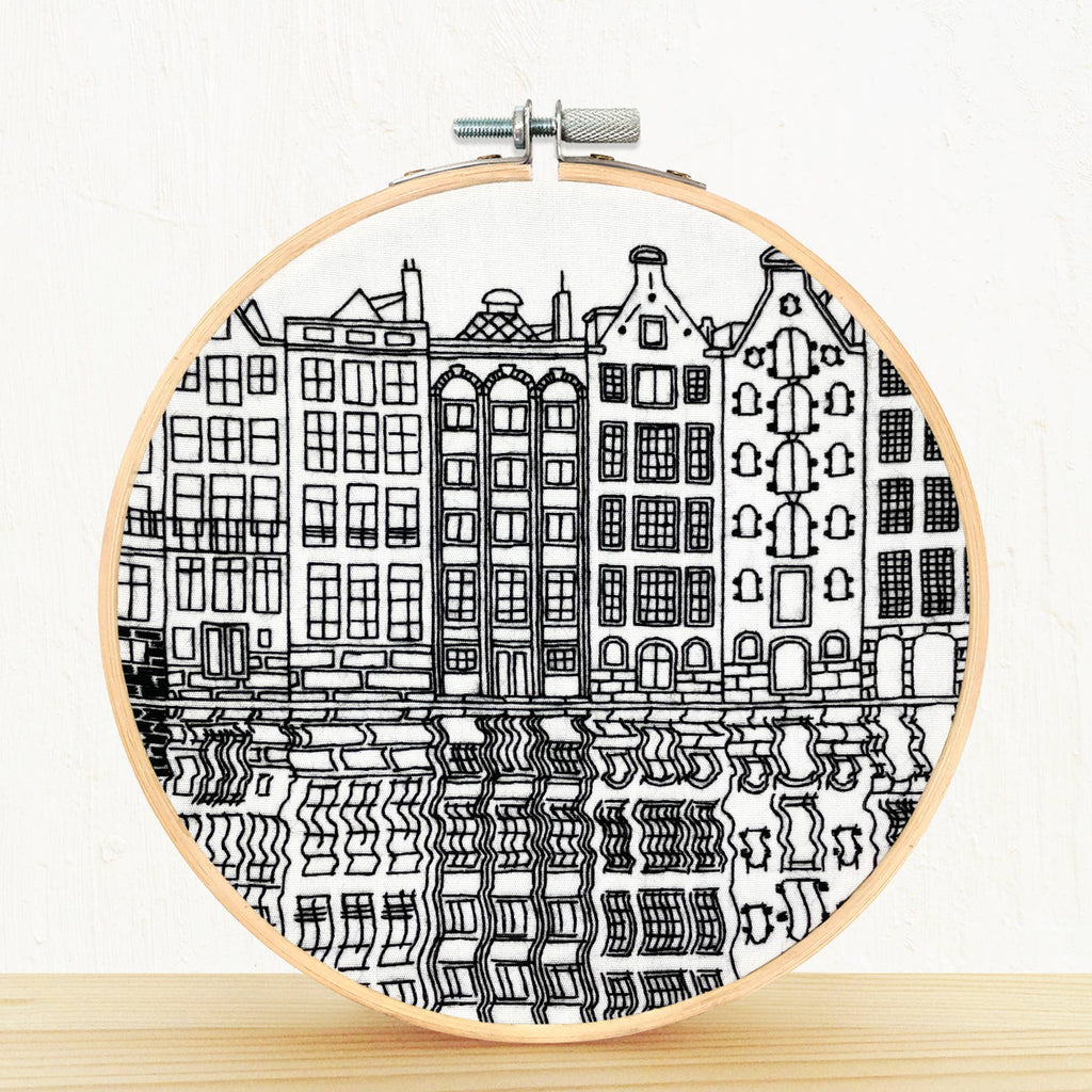 Embroidery and Sage - Gingerbread Houses | Amsterdam - full embroidery kit