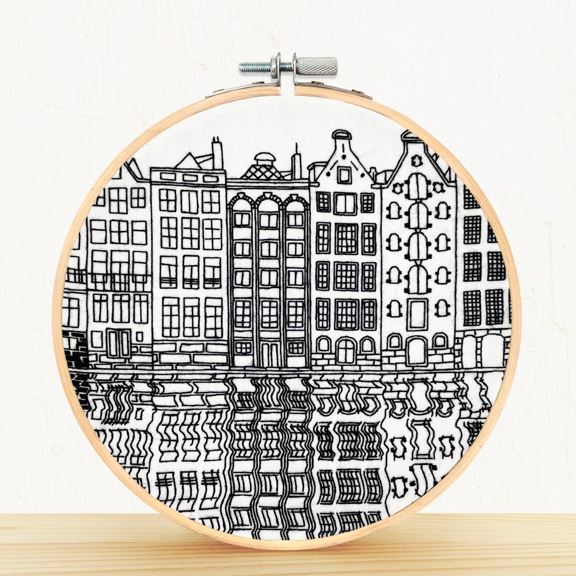Embroidery and Sage - Gingerbread Houses | Amsterdam - full embroidery kit