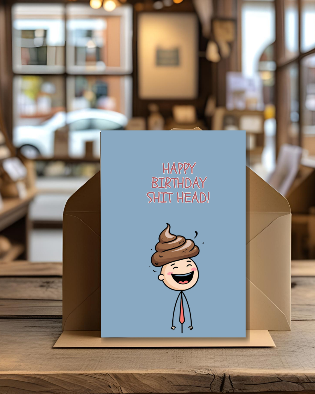 Bayside Treasures - HAPPY BIRTHDAY SHITHEAD CARD