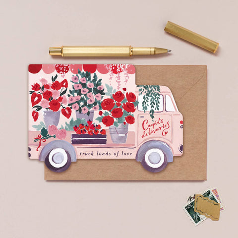 Sister Paper Co. - Truck Loads of Love Card | Valentine’s Day Greeting Cards