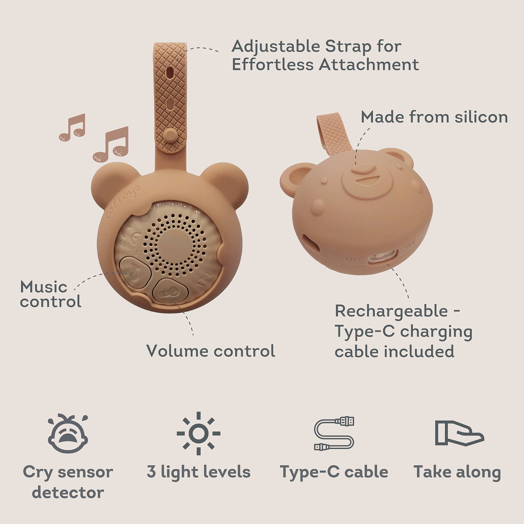 Playette - Taf Toys Cry Sensor with music