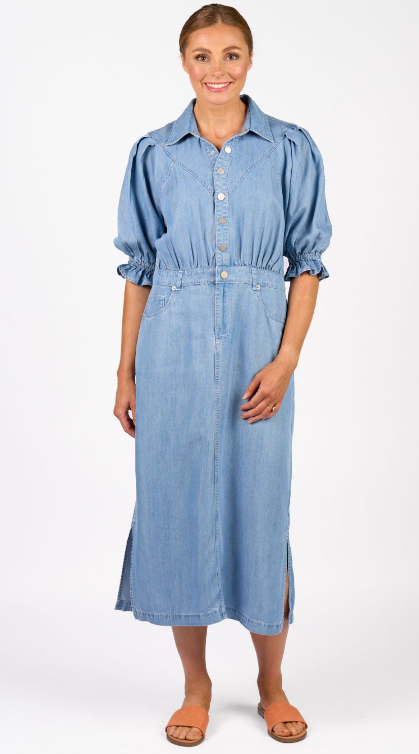 KNEWE - DUAL DRESS - LIGHT BLUE