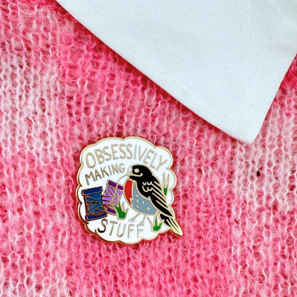 Jubly-Umph - Obsessively Making Stuff Lapel Pin