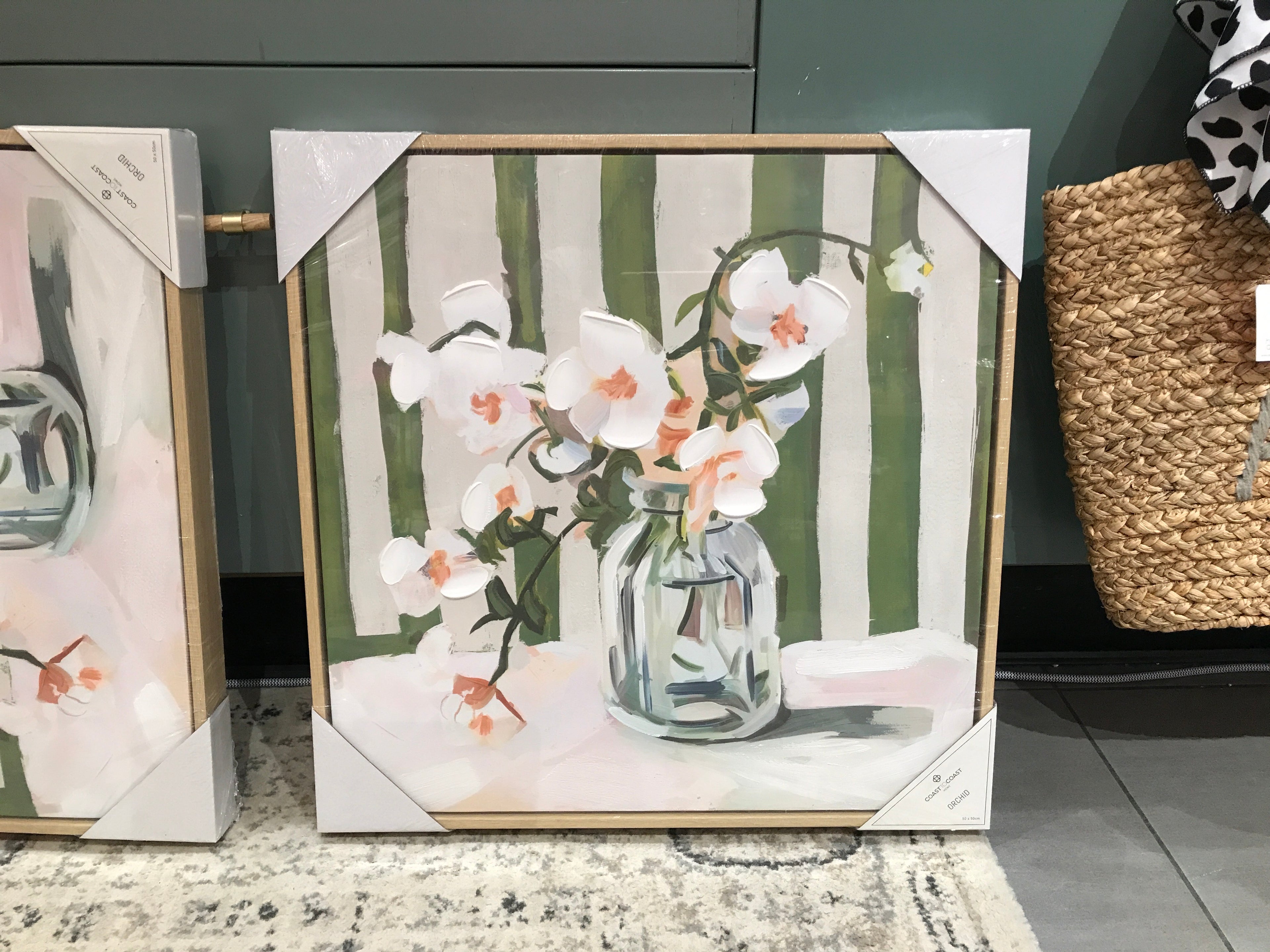 Coast to Coast - Orchid frame oil canvas