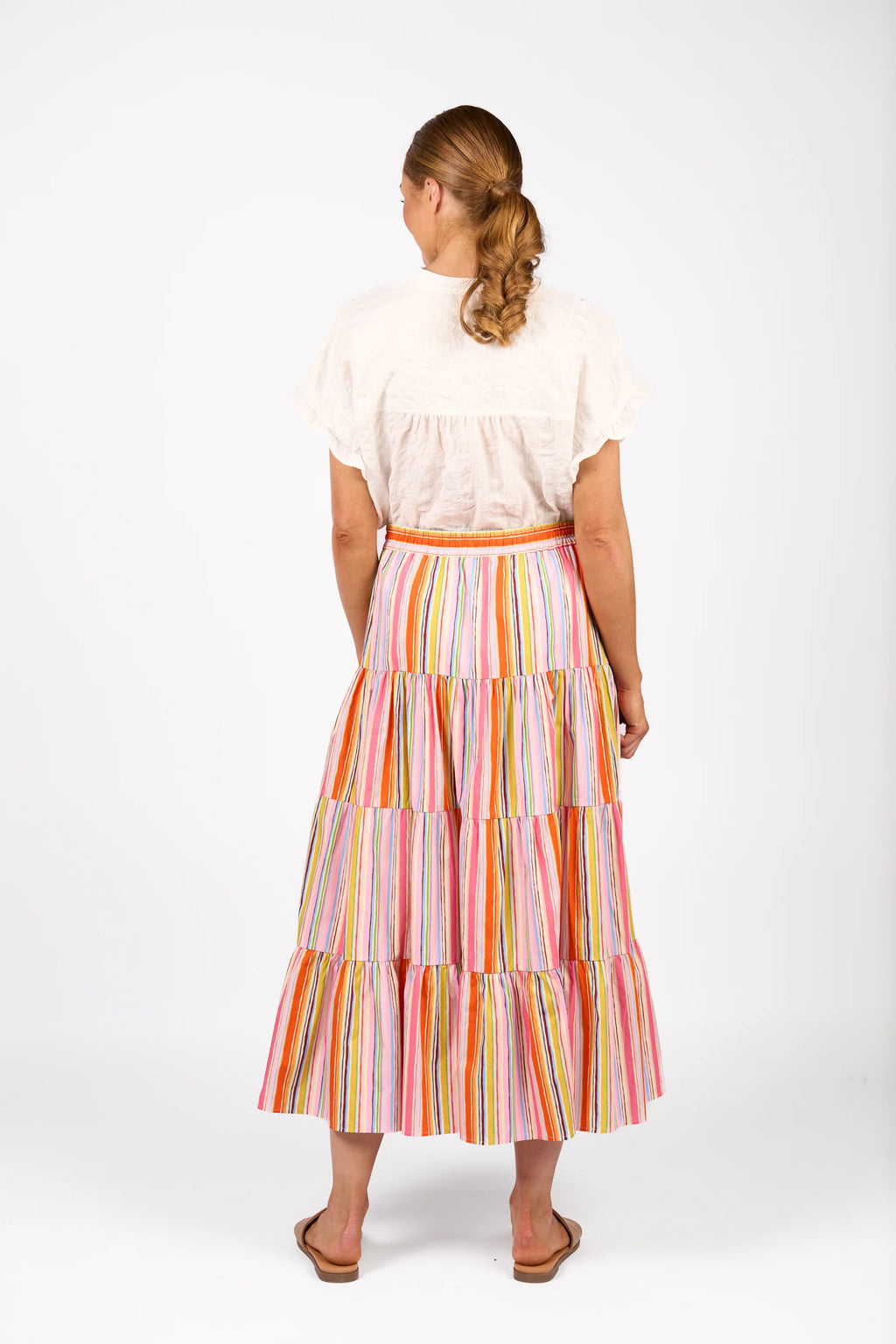 KNEWE - ADDISON TOP - WHITE CHECK