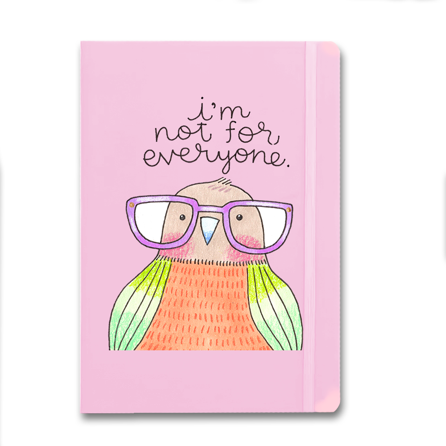 Disrupted Industries - I'm not for everyone Derpy Bird Notepad