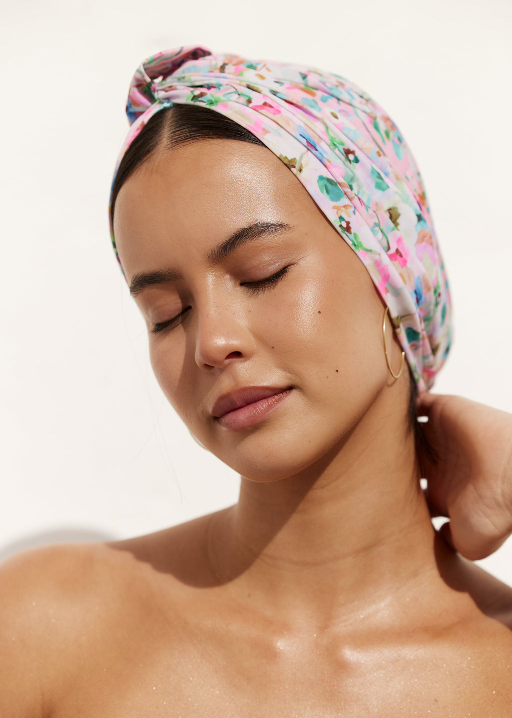 AMELIE SHOWER CAP IN FLOURISH