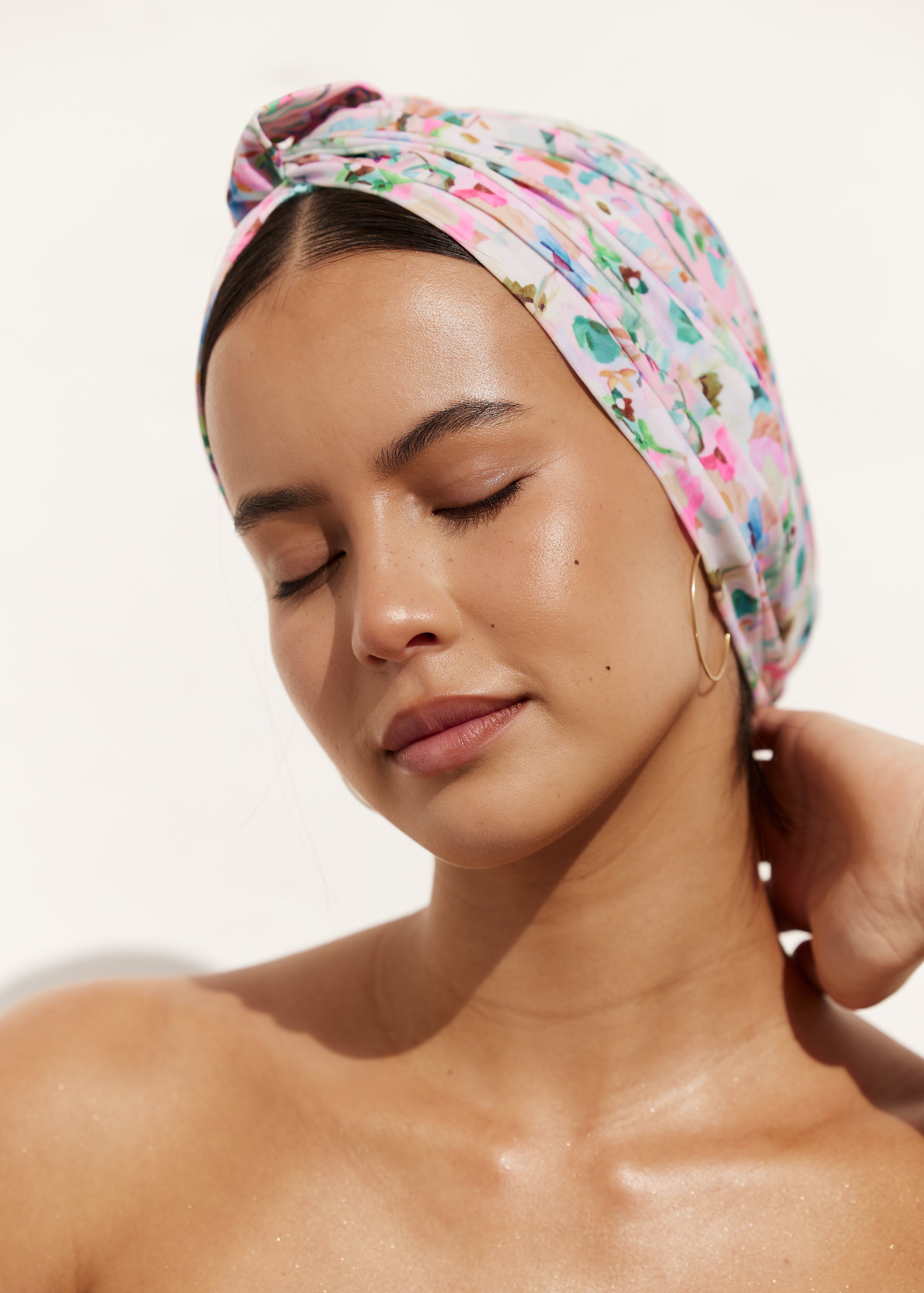 AMELIE SHOWER CAP IN FLOURISH