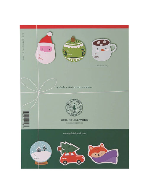 Girl of All Work - Holidays Gift Stickers