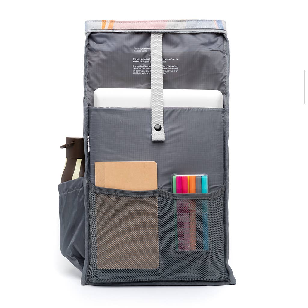 LEFRIK EU - Roll Mini Printed Marble Backpack