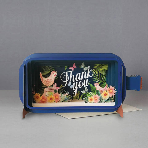 Alljoy Design - Message in a Bottle Pop Up Card Mib087