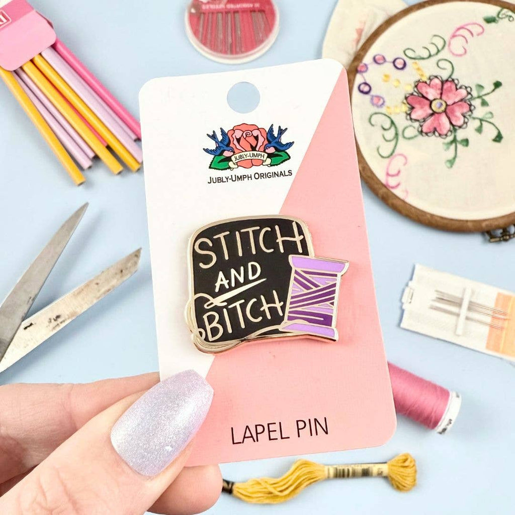 Jubly-Umph - Stitch And Bitch Lapel Pin