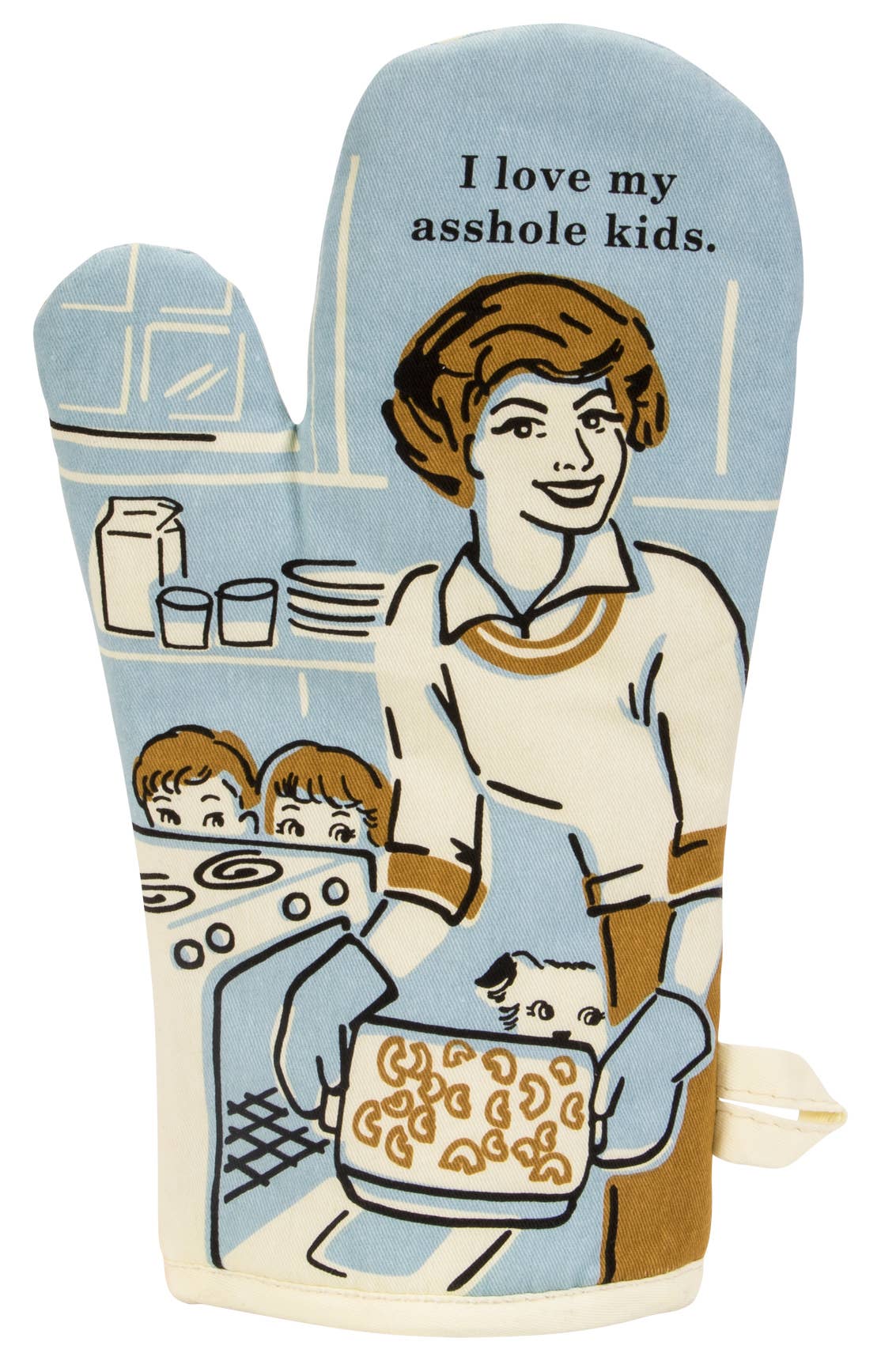 Optoco - Oven Mitt - Love My Asshole Kids