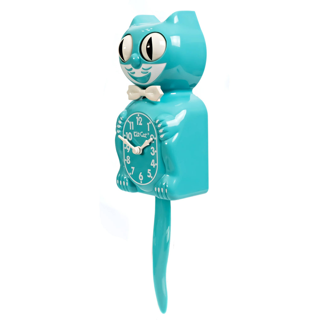 Kit-Cat Klock - Vibrant Blue Turquoise Kit-Cat Klock