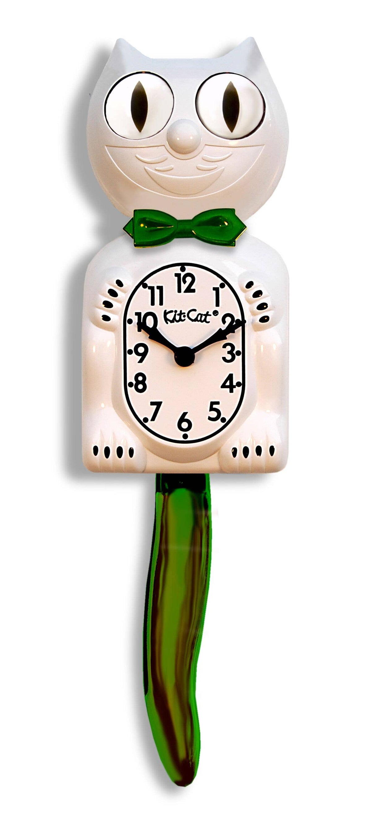 Kit-Cat Klock - Candy Cane Green Kit-Cat Klock