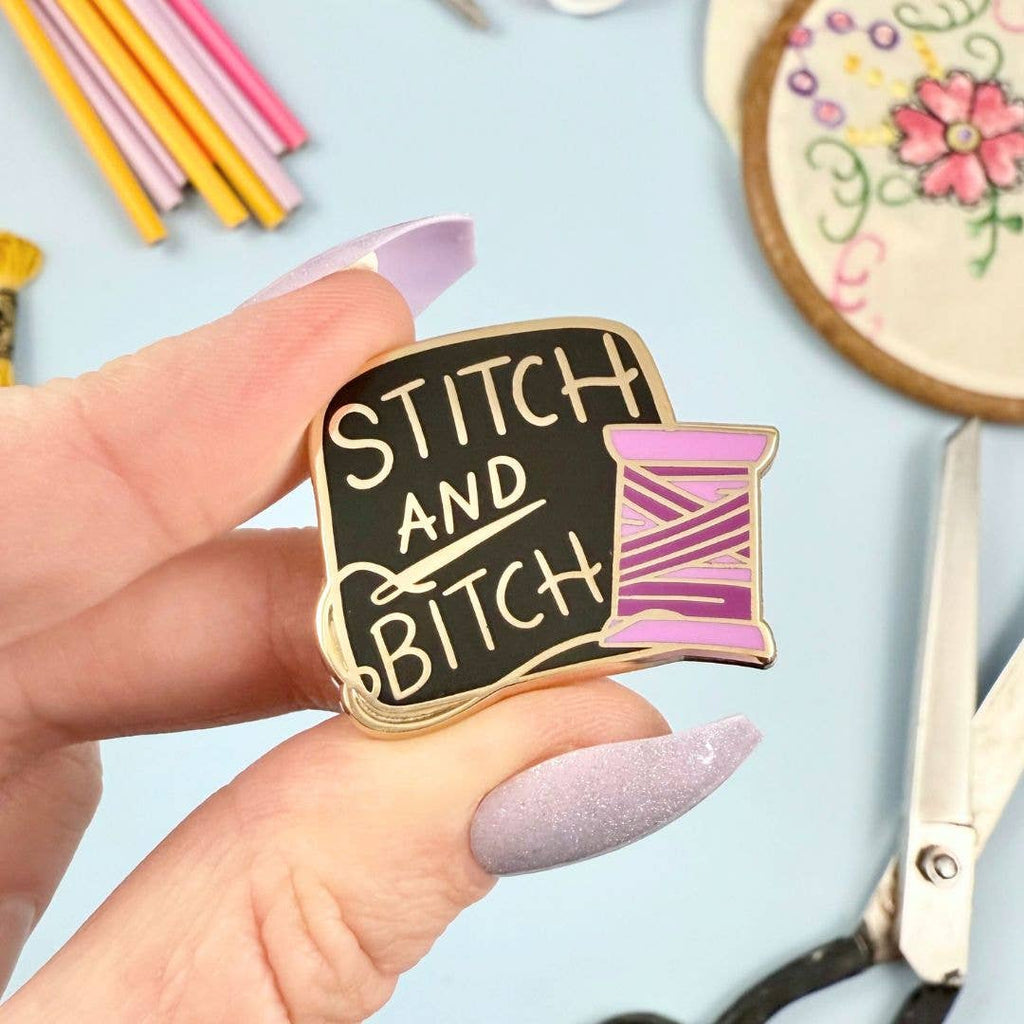 Jubly-Umph - Stitch And Bitch Lapel Pin