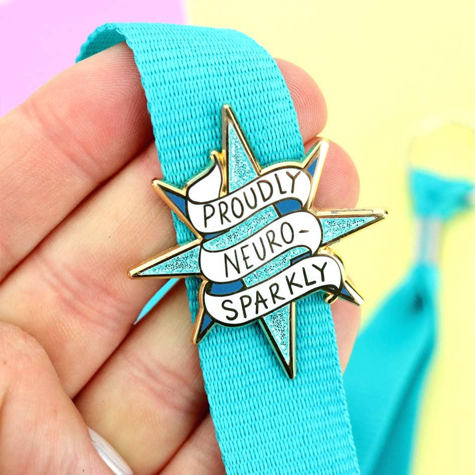 Jubly-Umph - Proudly Neuro-Sparkly Lapel Pin