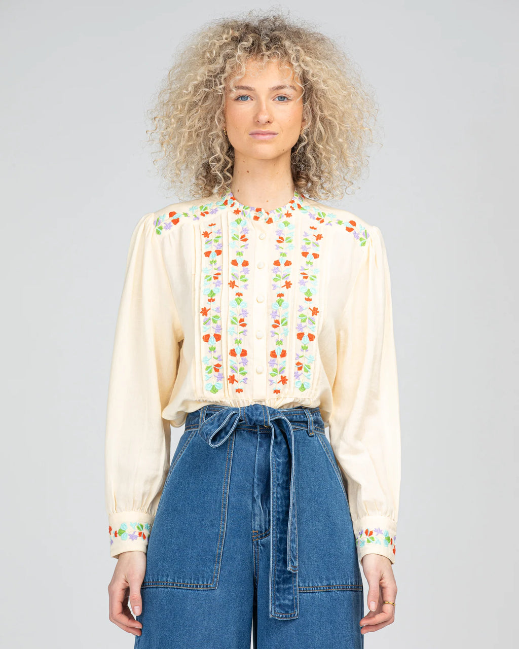 BOOM SHANKAR ROSEMARY TOP - CREAM
