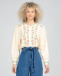 BOOM SHANKAR ROSEMARY TOP - CREAM