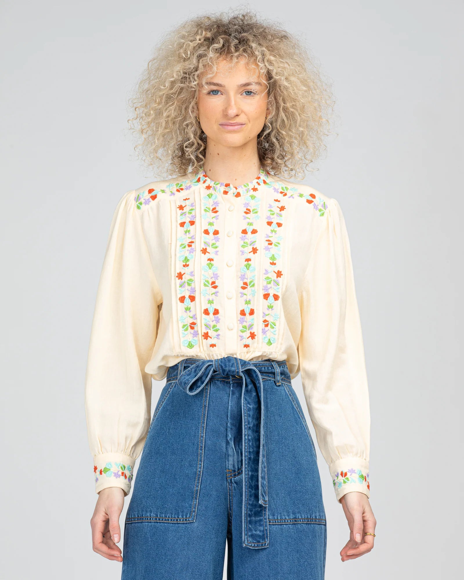 BOOM SHANKAR ROSEMARY TOP - CREAM