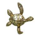 SCALES GOLD PEWTER TURTLE HOOK