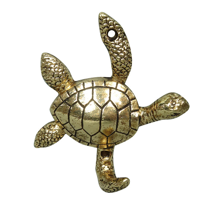 SCALES GOLD PEWTER TURTLE HOOK