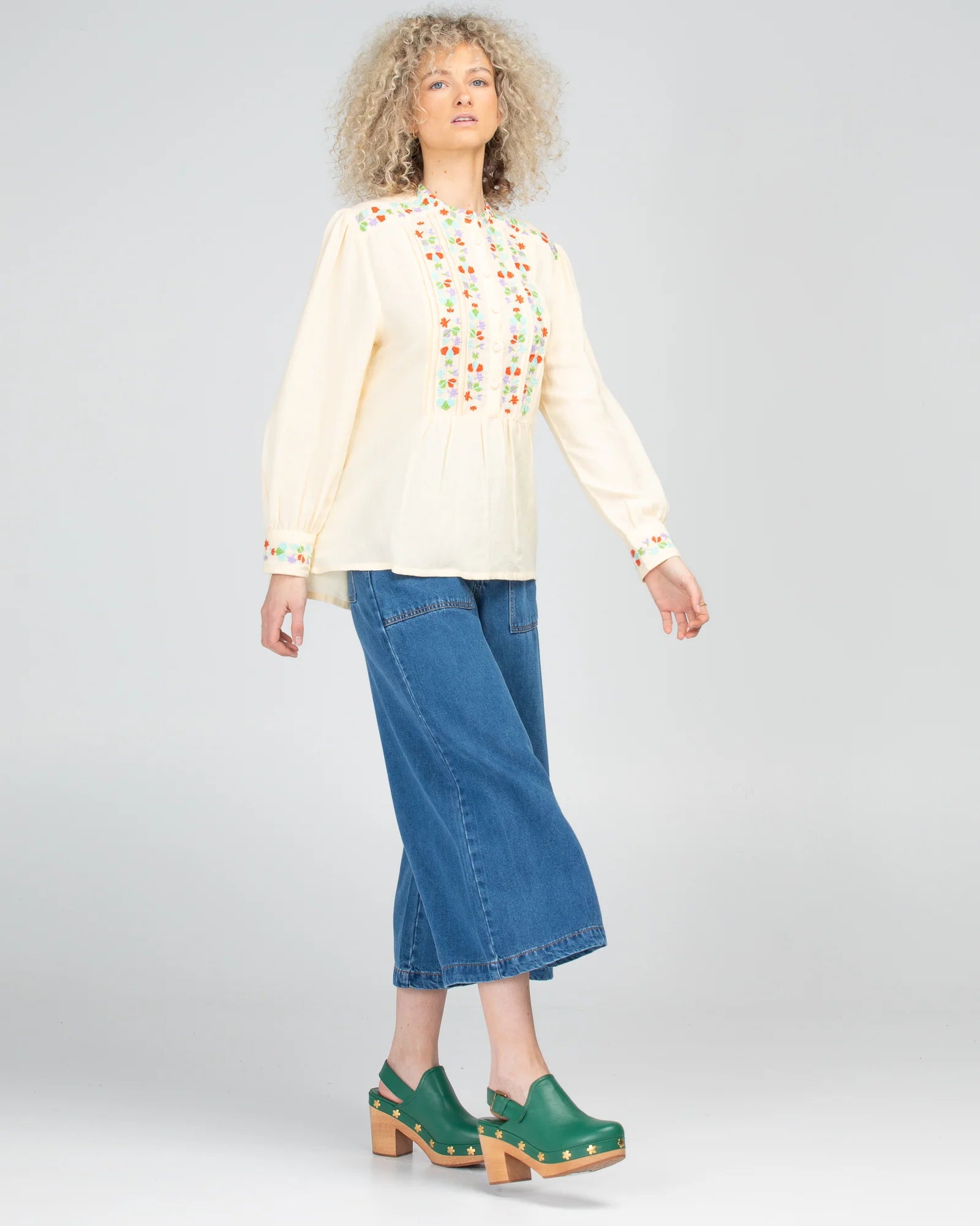 BOOM SHANKAR ROSEMARY TOP - CREAM