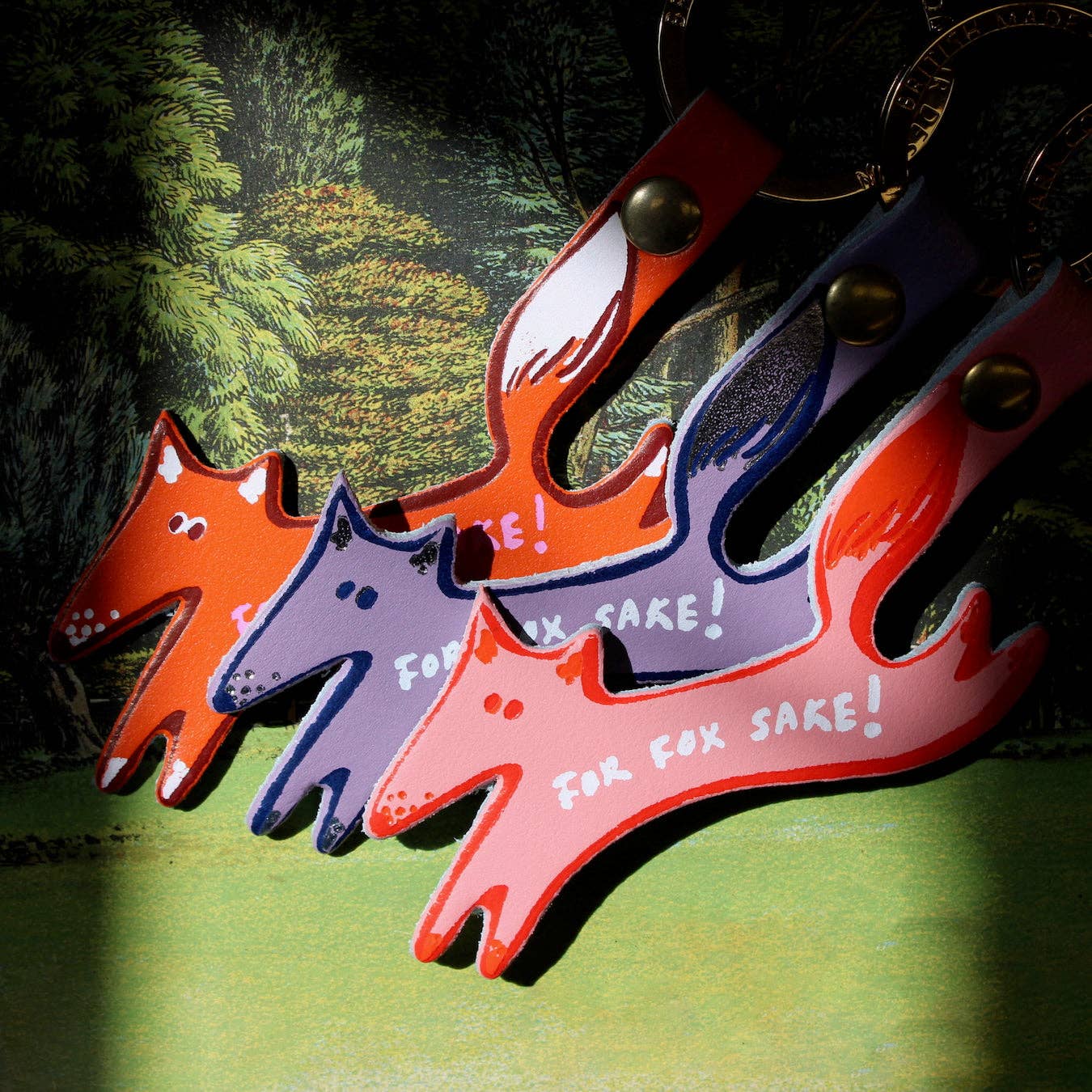 Ark Colour Design - For Fox Sake Key Fob