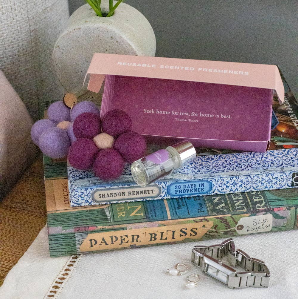 Home Dweller - Felt Flower Fresheners - Amber & Lavender
