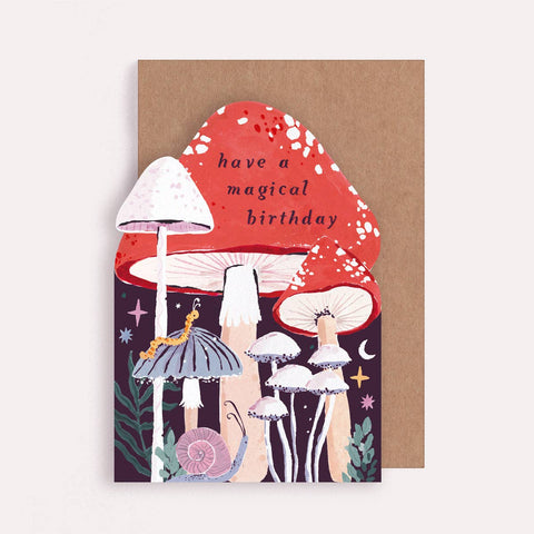 Sister Paper Co. - Mushroom Birthday Card | Magic Mushrooms Card