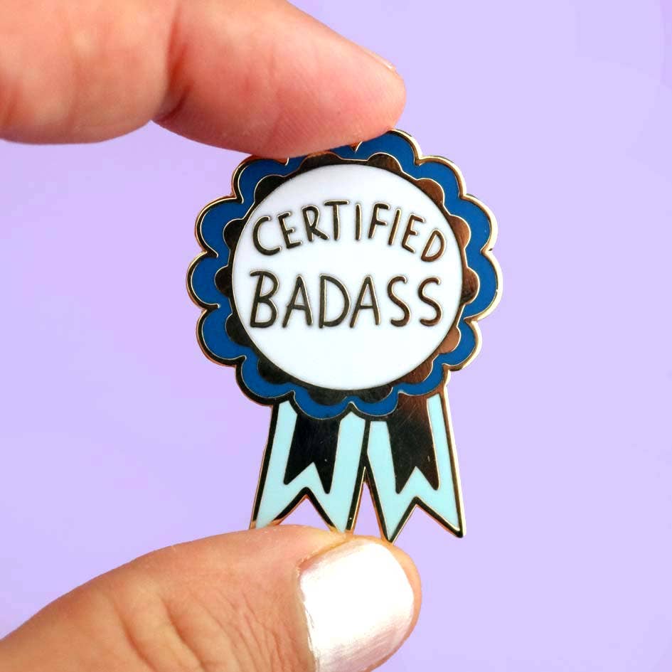 Jubly-Umph - Certified Badass Lapel Pin