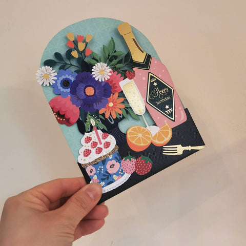 Alljoy Design - Original paper cut card - AL255