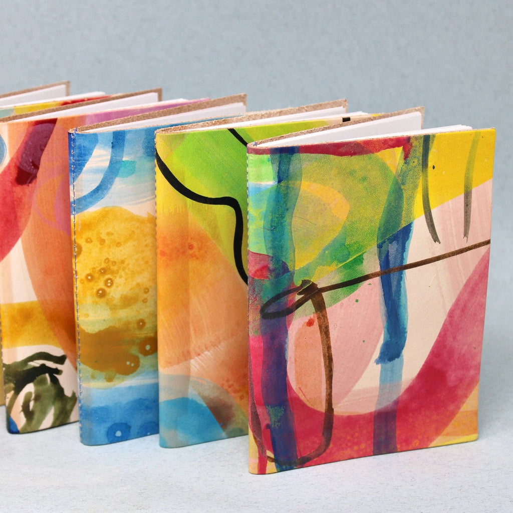 Ark Colour Design - Hand Painted A6 Sketchbook - Assorted Colours
